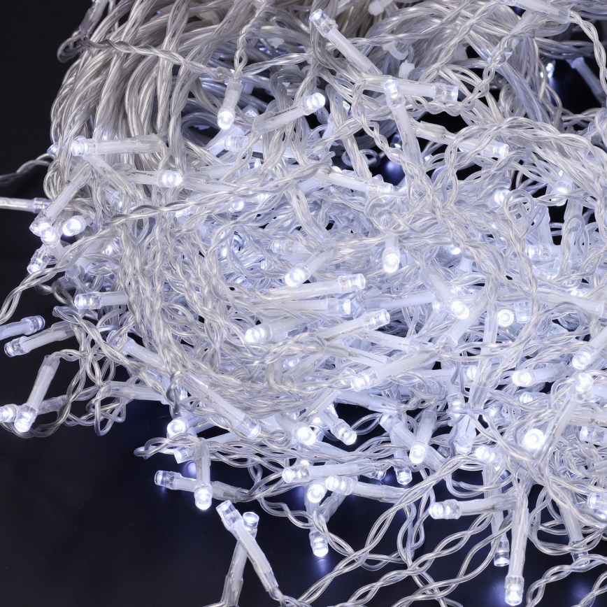 Brilagi - LED Venkovní vánoční řetěz 400xLED/8 funkcí 23m IP44 studená bílá