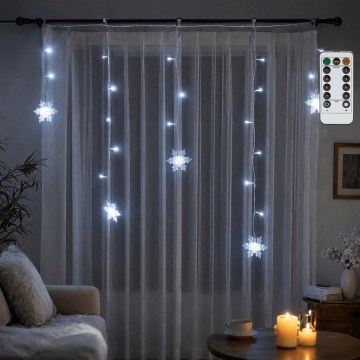 BRILAGI - LED Venkovní vánoční řetěz 60xLED/6W/6x0,7m IP44 studená bílá