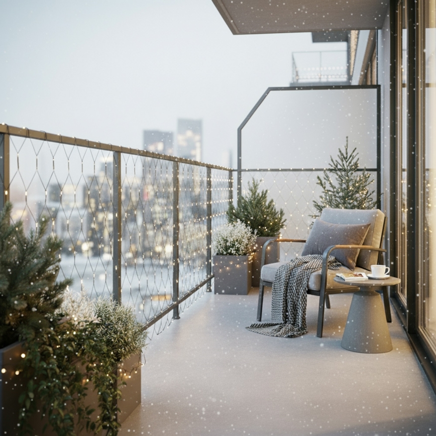 Brilagi - LED Venkovní vánoční závěs 160xLED 7x2m IP44 teplá bílá