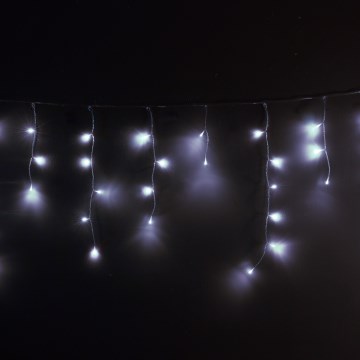 Brilagi - LED Venkovní vánoční závěs 400xLED/8 funkcí 23m IP44 studená bílá