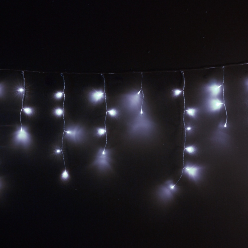 Brilagi - LED Venkovní vánoční závěs 400xLED/8 funkcí 23m IP44 studená bílá