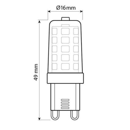 Brilagi - LED Žárovka G9/4W/230V 3000K