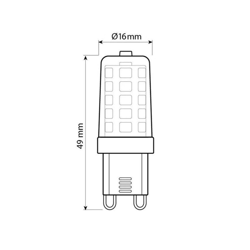 Brilagi - LED Žárovka G9/4W/230V 3000K