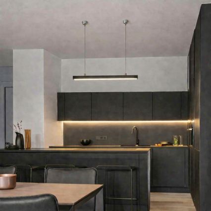 Brilagi - LED Závěsné svítidlo FULLDAY LED/10/15/20W/230V 2700/4000/6000K 60 cm černá