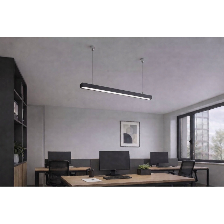 Brilagi - LED Závěsné svítidlo FULLDAY LED/10/15/20W/230V 2700/4000/6000K 60 cm černá