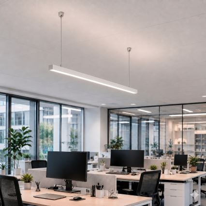 Brilagi - LED Závěsné svítidlo FULLDAY LED/20/30/40W/230V 2700/4000/6000K 120 cm bílá