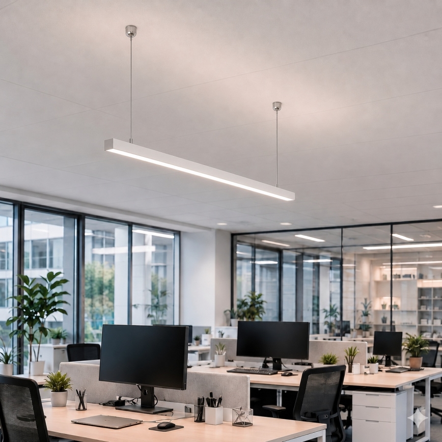 Brilagi - LED Závěsné svítidlo FULLDAY LED/20/30/40W/230V 2700/4000/6000K 120 cm bílá