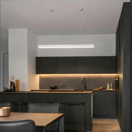 Brilagi - LED Závěsné svítidlo FULLDAY LED/20/30/40W/230V 2700/4000/6000K 120 cm bílá