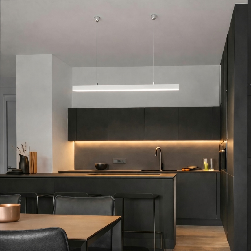 Brilagi - LED Závěsné svítidlo FULLDAY LED/20/30/40W/230V 2700/4000/6000K 120 cm bílá