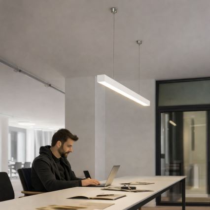Brilagi - LED Závěsné svítidlo FULLDAY LED/20/30/40W/230V 2700/4000/6000K 120 cm bílá
