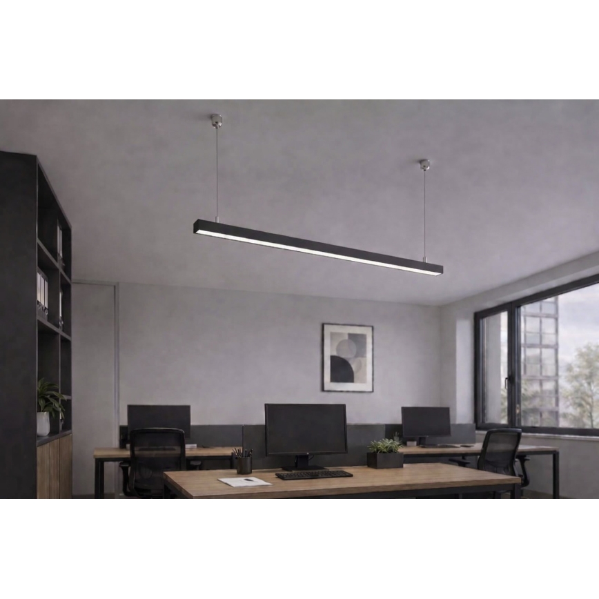 Brilagi - LED Závěsné svítidlo FULLDAY LED/20/30/40W/230V 2700/4000/6000K 120 cm černá