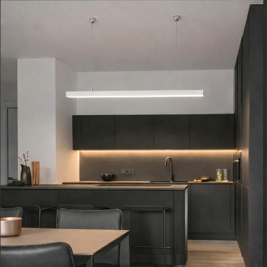 Brilagi - LED Závěsné svítidlo FULLDAY LED/30/40/50W/230V 2700/4000/6000K 150 cm bílá