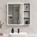 BRILAGI - LED Zrcadlová koupelnová skříňka s podsvícením AVOLA SINGLE 75x70 cm