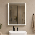BRILAGI - LED Zrcadlová koupelnová skříňka s podsvícením BRONTE DOUBLE 60x75 cm