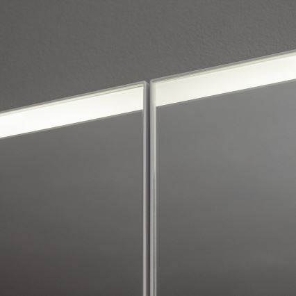 BRILAGI - LED Zrcadlová koupelnová skříňka s podsvícením BRONTE DOUBLE 60x75 cm