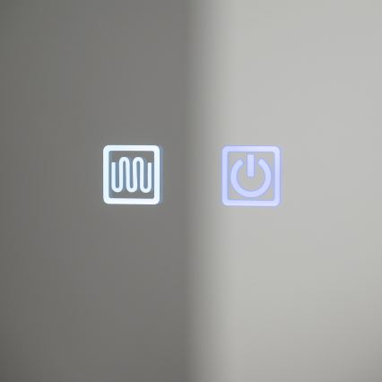 BRILAGI - LED Zrcadlová koupelnová skříňka s podsvícením BRONTE DOUBLE 60x75 cm