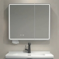BRILAGI - LED Zrcadlová koupelnová skříňka s podsvícením NOTO DOUBLE 60x70 cm