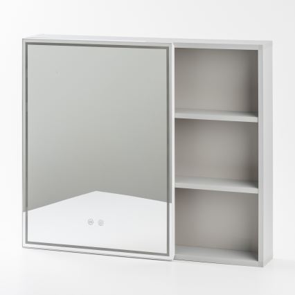 BRILAGI - LED Zrcadlová koupelnová skříňka s podsvícením NOTO SINGLE 78x65 cm