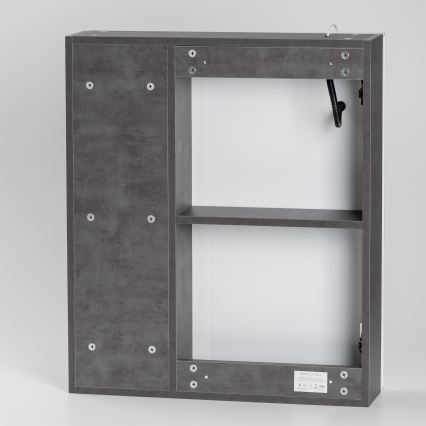 BRILAGI - LED Zrcadlová koupelnová skříňka s podsvícením TRABIA SINGLE 60x70 cm
