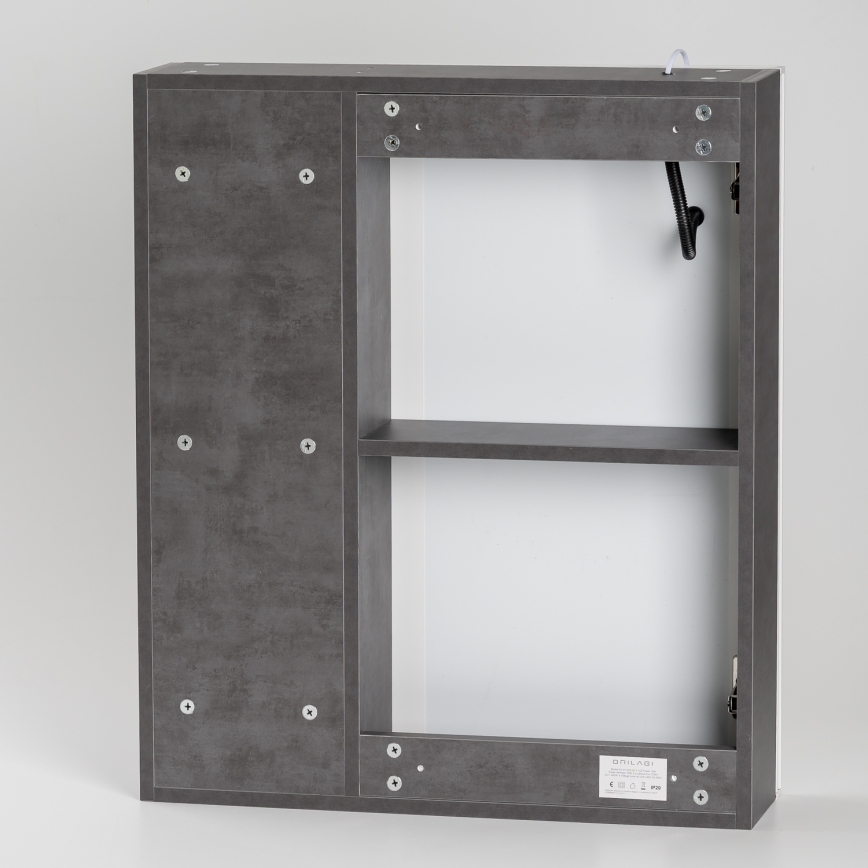 BRILAGI - LED Zrcadlová koupelnová skříňka s podsvícením TRABIA SINGLE 60x70 cm