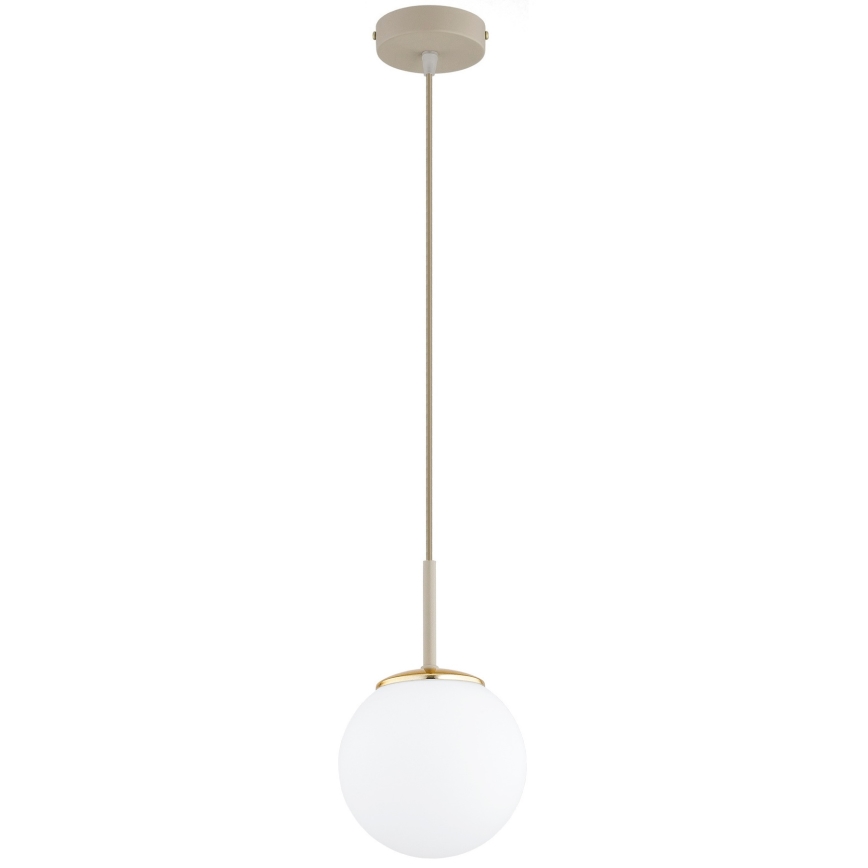 Brilagi - Lustr na lanku 1xE27/60W/230V béžová/zlatá