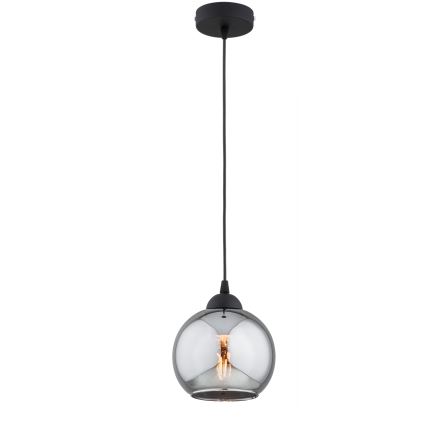 Brilagi - Lustr na lanku 1xE27/60W/230V černá/kouřová šedá