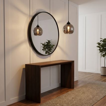 Brilagi - Lustr na lanku 1xE27/60W/230V černá/kouřová šedá