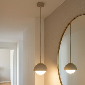 Brilagi - Lustr na lanku 1xE27/60W/230V pr. 18 cm béžová/zlatá