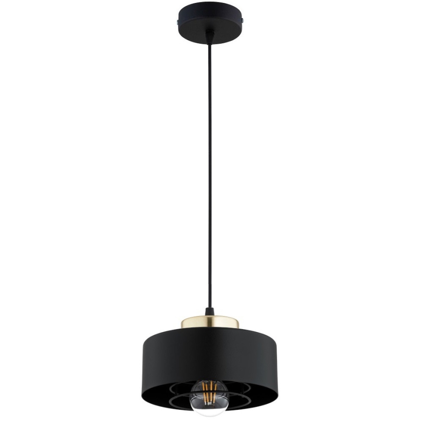 Brilagi - Lustr na lanku 1xE27/60W/230V pr. 20 cm černá/zlatá