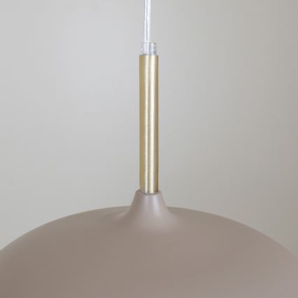 Brilagi - Lustr na lanku ABRAHAM 1xE27/60W/230V pr. 35 cm béžová