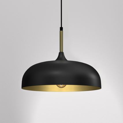 Brilagi - Lustr na lanku ABRAHAM 1xE27/60W/230V pr. 35 cm černá