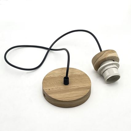 Brilagi - Lustr na lanku ANTHONY 1xE27/60W/230V dub/hnědá