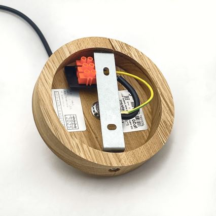 Brilagi - Lustr na lanku ANTHONY 1xE27/60W/230V dub/hnědá