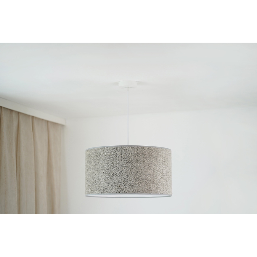 Brilagi - Lustr na lanku BOUCLE ROLLER 1xE27/15W/230V pr. 45 cm šedá