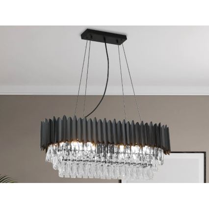 Brilagi - Lustr na lanku CARLOS 10xE14/40W/230V