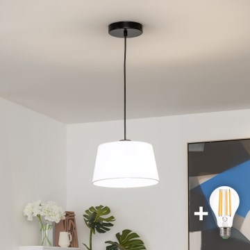 Brilagi - Lustr na lanku CERIA 1xE27/40W/230V pr. 25 cm bílá