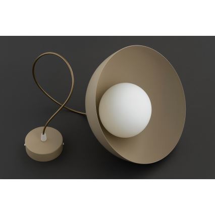 Brilagi - Lustr na lanku COSMO 1xE27/60W/230V pr. 30 cm béžová/zlatá