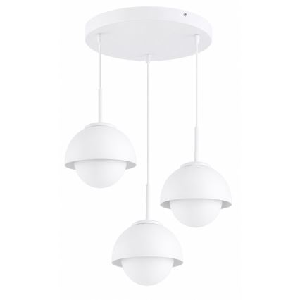 BRILAGI - Lustr na lanku COSMO 3xE27/60W/230V bílá/zlatá