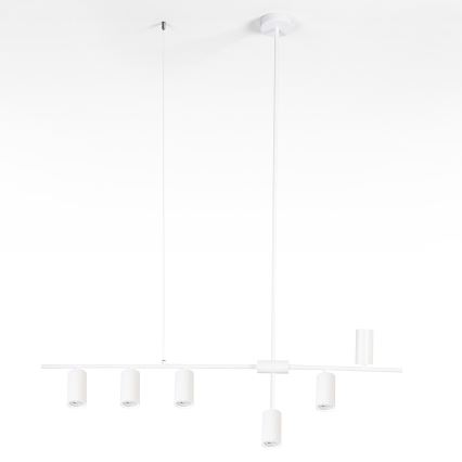 Brilagi - Lustr na lanku CRANE 6xGU10/30W/230V bílá