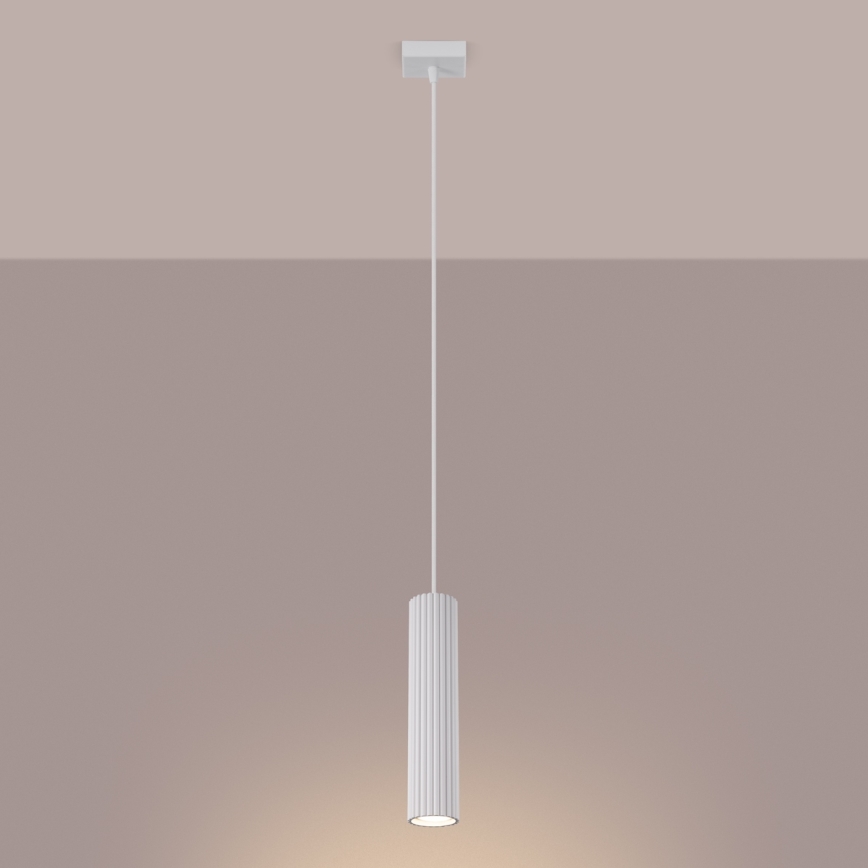 Brilagi - Lustr na lanku CRESTO 1xGU10/10W/230V bílá