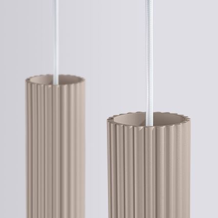 Brilagi - Lustr na lanku CRESTO 2xGU10/10W/230V taupe