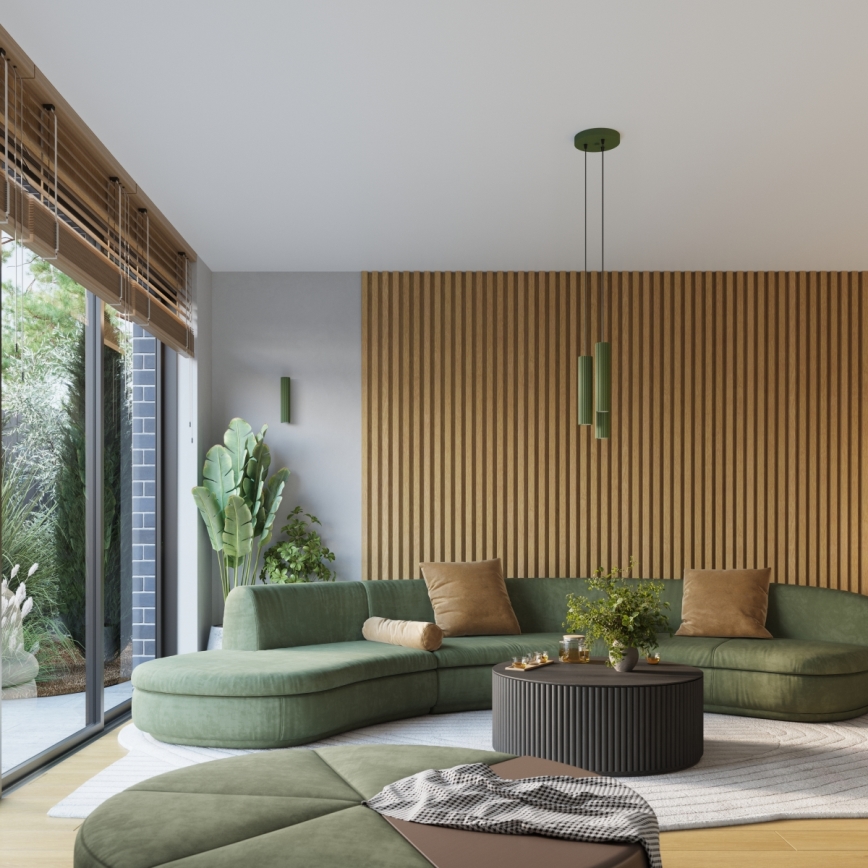 Brilagi - Lustr na lanku CRESTO 3xGU10/10W/230V zelená