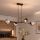 Brilagi - Lustr na lanku DIOR 4xE27/60W/230V černá/kouřová šedá