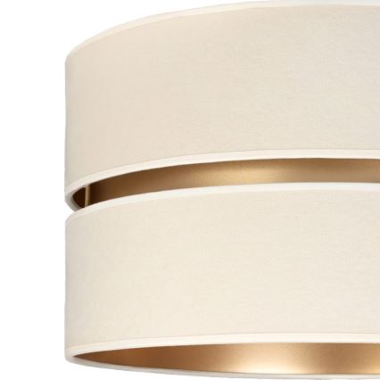 Brilagi - Lustr na lanku DUO-DUO 1xE27/60W/230V pr. 40 cm krémová/zlatá