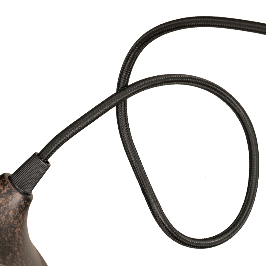 BRILAGI - Lustr na lanku FORGE 1xE27/60W/230V pr. 22 cm hnědá