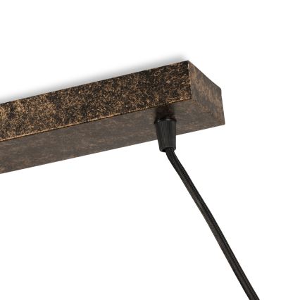 BRILAGI - Lustr na lanku FORGE 3xE27/60W/230V patina/měděná