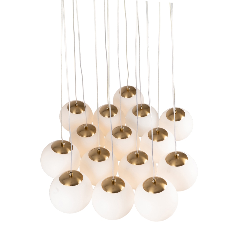 Brilagi - Lustr na lanku GLOBE 15xE14/15W/230V bílá