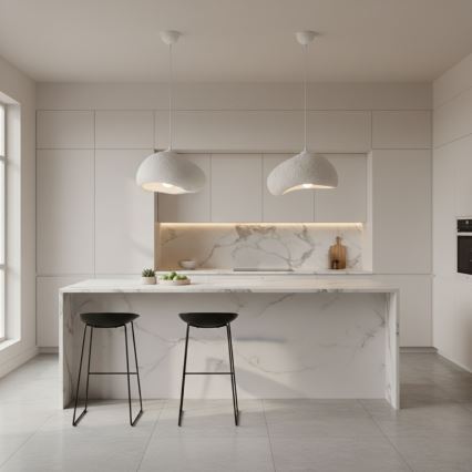 Brilagi - Lustr na lanku LOVAL 1xE27/40W/230V pr. 32 cm bílá