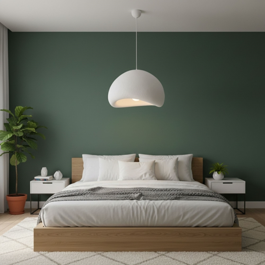 Brilagi - Lustr na lanku LOVAL 1xE27/40W/230V pr. 50 cm bílá