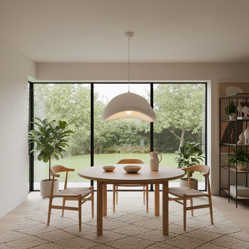 Brilagi - Lustr na lanku LUNA 1xE27/40W/230V pr. 52 cm bílá